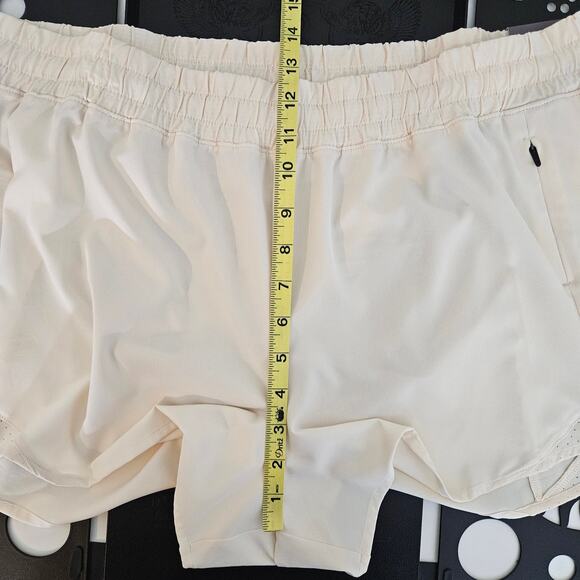 Calia Run Mid-Rise Infinity Athletic Lined Short in Washed Peach | Women's XL - Picture 7 of 12